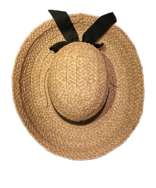 HELEN KAMINSKI（ヘレンカミンスキー）HELEN KAMINSKI (ヘレンカミンスキー) ラフィアハット ベージュの古着・服飾アイテム