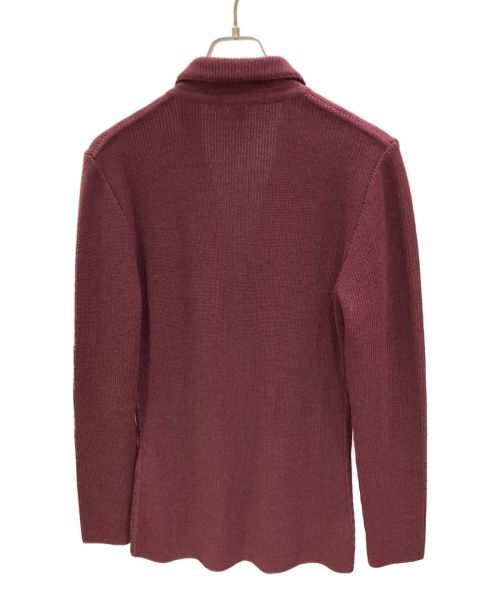 LARDINI（ラルディーニ）LARDINI (ラルディーニ) ウールニットテーラードジャケット ボルドー サイズ:XSの古着・服飾アイテム