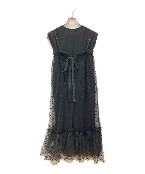 styling/（スタイリング）styling/ (スタイリング) チュールセットワンピース ブラック サイズ:FREEの古着・服飾アイテム