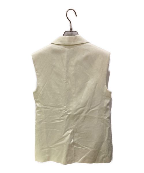 BANANA REPUBLIC（バナナリパブリック）BANANA REPUBLIC (バナナリパブリック) Marconi コットンリネン ベスト ライム 未使用品の古着・服飾アイテム