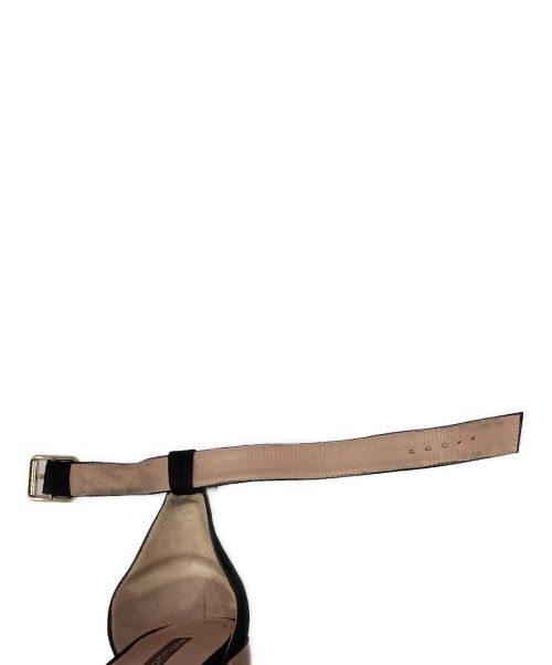 PELLICO SUNNY（ペリーコサニー）PELLICO SUNNY (ペリーコサニー) オープントゥーパンプス ブラック サイズ:38の古着・服飾アイテム