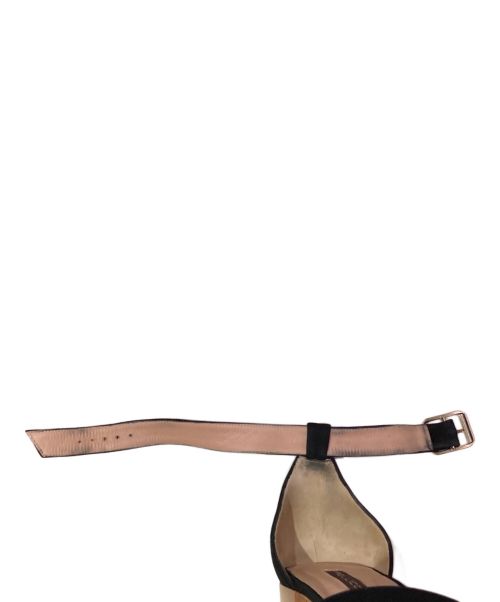 PELLICO SUNNY（ペリーコサニー）PELLICO SUNNY (ペリーコサニー) オープントゥーパンプス ブラック サイズ:38の古着・服飾アイテム