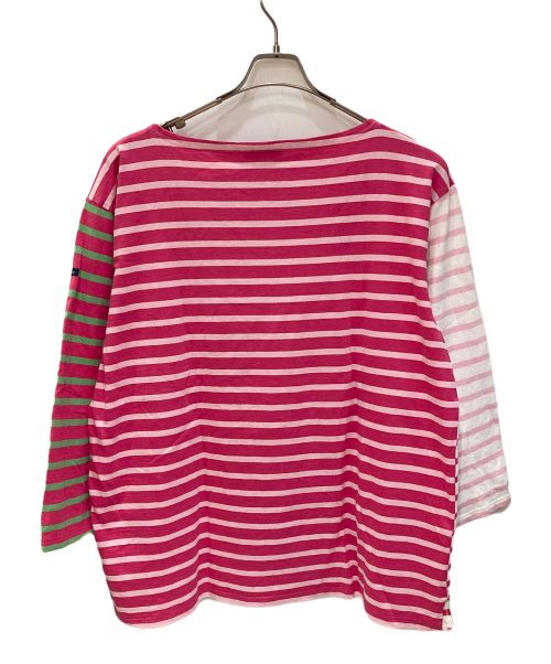 Le minor（ルミノア）Le minor (ルミノア) TOMORROW LAND (トゥモローランド) クレイジーパターン ビッグバスクシャツ ピンク サイズ:FREEの古着・服飾アイテム