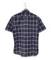 BURBERRY LONDON (バーバリー ロンドン) チェックシャツ ネイビー サイズ:M：11000円