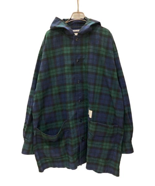 WTAPS（ダブルタップス）WTAPS (ダブルタップス) BOUT JACKET FLANNEL ネイビー×グリーン サイズ:03の古着・服飾アイテム