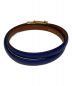 CELINE (セリーヌ) レザーブレスレット ブルー：7000円