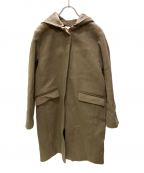 IENAイエナ）の古着「二重織りシャルムハーフコート」｜カーキ