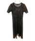 UN3D. (アンスリード) メッシュワンピース ブラック サイズ:36：3000円
