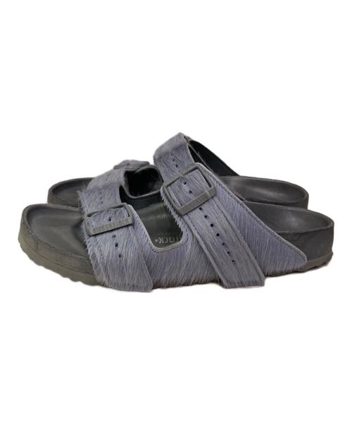BIRKENSTOCK（ビルケンシュトック）BIRKENSTOCK (ビルケンシュトック) RICK OWENS (リックオウエンス) ファーサンダル グレー サイズ:41の古着・服飾アイテム