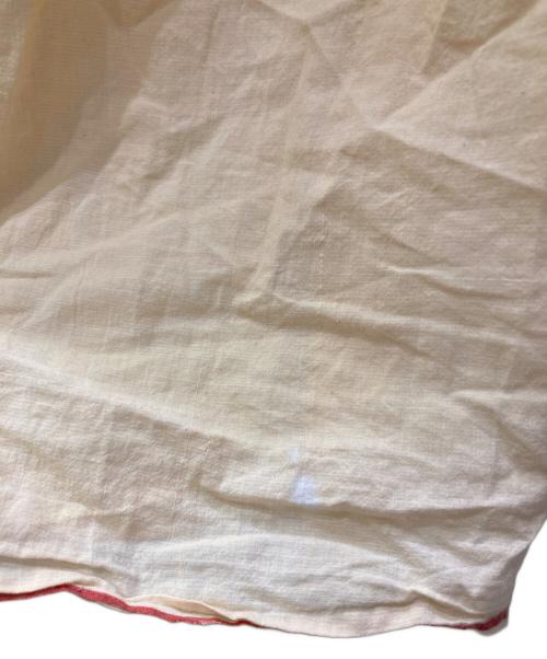 45R（フォーティファイブ・アール）45R (フォーティファイブ・アール) カディフリルブラウス イエローの古着・服飾アイテム