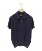 A.P.C.アーペーセー）の古着「ニットポロシャツ」｜ネイビー