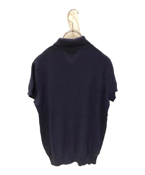 A.P.C.（アーペーセー）A.P.C. (アーペーセー) ニットポロシャツ ネイビー サイズ:Sの古着・服飾アイテム