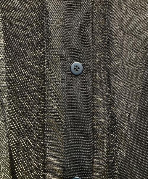 ISSEY MIYAKE me（イッセイ ミヤケ ミー）ISSEY MIYAKE me (イッセイ ミヤケ ミー) メッシュプリーツロングカーディガン ネイビー サイズ:不明（実寸サイズをご確認ください）の古着・服飾アイテム