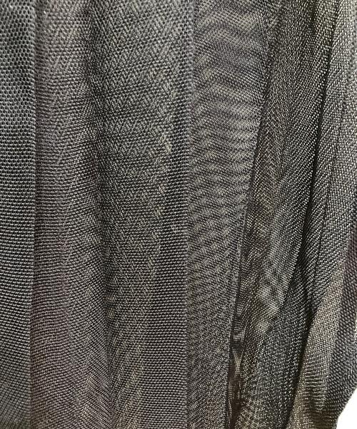 ISSEY MIYAKE me（イッセイ ミヤケ ミー）ISSEY MIYAKE me (イッセイ ミヤケ ミー) メッシュプリーツロングカーディガン ネイビー サイズ:不明（実寸サイズをご確認ください）の古着・服飾アイテム