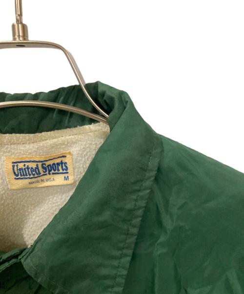 United Sports（ユナイテッドスポーツ）United Sports (ユナイテッドスポーツ) 90's LAST ORGY TWO コーチジャケット グリーン サイズ:Mの古着・服飾アイテム