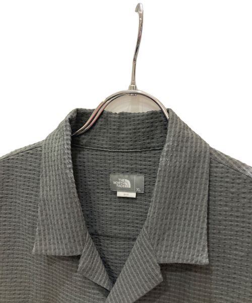 THE NORTH FACE（ザ ノース フェイス）THE NORTH FACE (ザ ノース フェイス) ショートスリーブシアサッカーベントメッシュシャツ カーキ サイズ:XLの古着・服飾アイテム