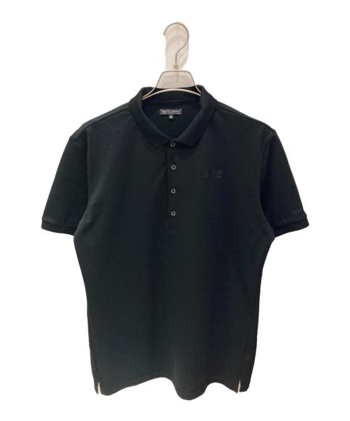 ZERO HALLIBURTON（ゼロ ハリバートン）ZERO HALLIBURTON (ゼロハリバートン) ポロシャツ ブラック サイズ:2Lの古着・服飾アイテム