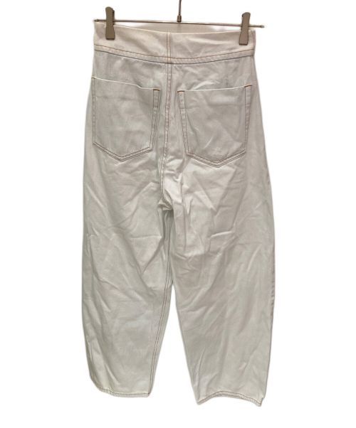 MM6 Maison Margiela（エムエムシックスメゾンマルジェラ）MM6 Maison Margiela (エムエムシックス メゾンマルジェラ) ダメージ加工ブリーチデニム ホワイト サイズ:40の古着・服飾アイテム