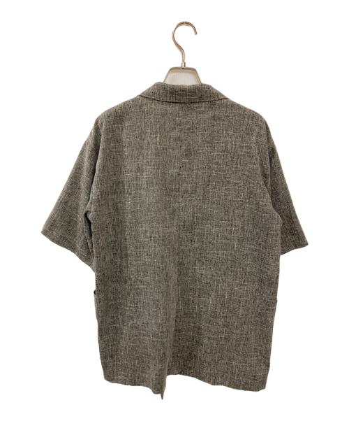 ABAHOUSE mavie（アバハウスマヴィ）ABAHOUSE mavie (アバハウスマヴィ) リネンライク半袖ジャケット グレー サイズ:不明(実寸サイズをご確認ください)の古着・服飾アイテム