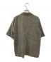 ABAHOUSE mavie (アバハウスマヴィ) リネンライク半袖ジャケット グレー サイズ:不明(実寸サイズをご確認ください)：4000円