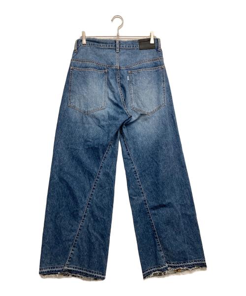 jieda（ジエダ）Jieda (ジエダ) ユーズド3Dバギーデニムパンツ インディゴ サイズ:2の古着・服飾アイテム