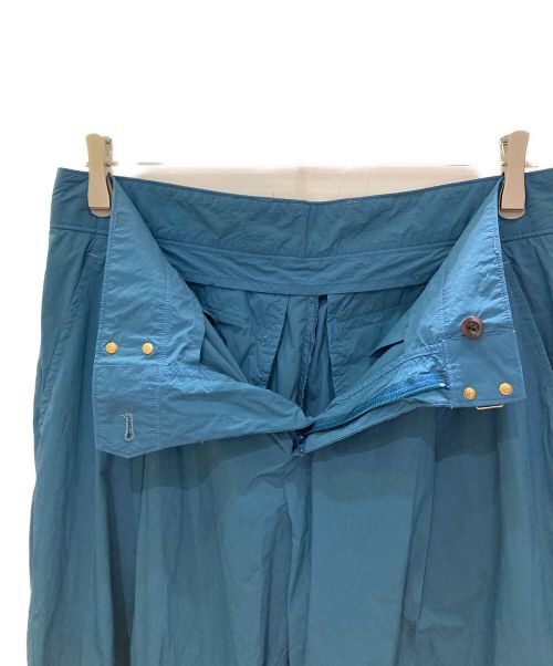 KOLOR（カラー）KOLOR (カラー) PLEATS NYLON WIDEPANT ブルー サイズ:1の古着・服飾アイテム