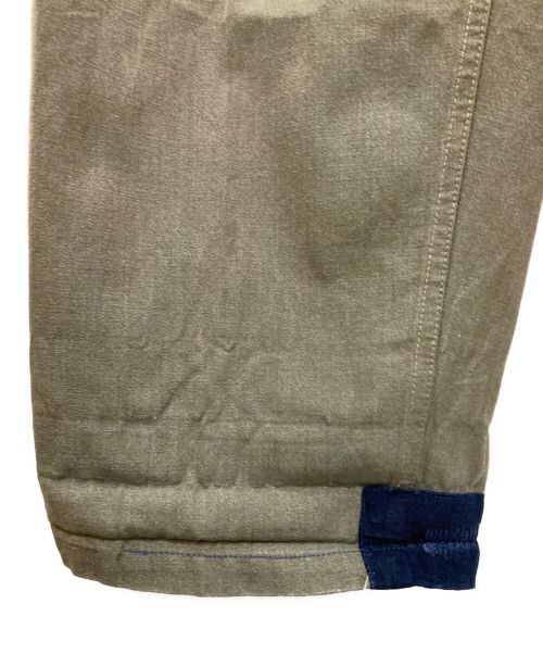 -（-）- (-) SWEDISH ARMY PRISONER PANTS カーキ サイズ:-（実寸参照)の古着・服飾アイテム