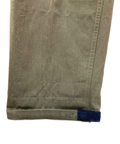 -（-）- (-) SWEDISH ARMY PRISONER PANTS カーキ サイズ:-（実寸参照)の古着・服飾アイテム