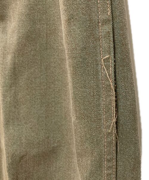 -（-）- (-) SWEDISH ARMY PRISONER PANTS カーキ サイズ:-（実寸参照)の古着・服飾アイテム