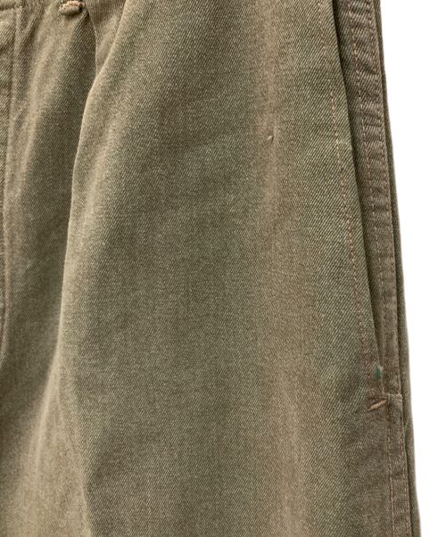 -（-）- (-) SWEDISH ARMY PRISONER PANTS カーキ サイズ:-（実寸参照)の古着・服飾アイテム