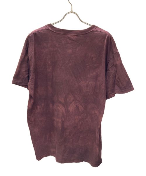 the mountain（ザマウンテン）the mountain (ザマウンテン) ドラゴンプリントTシャツ ボルドー サイズ:Lの古着・服飾アイテム