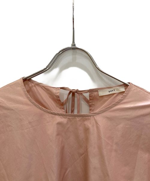 YORI（ヨリ）YORI (ヨリ) ヘムバルーンブラウス ピンク サイズ:FREEの古着・服飾アイテム
