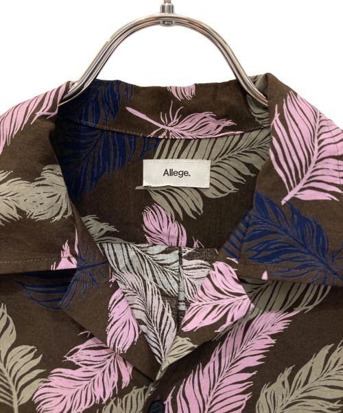 ALLEGE（アレッジ）ALLEGE (アレッジ) アロハシャツ ブラウン サイズ:1の古着・服飾アイテム