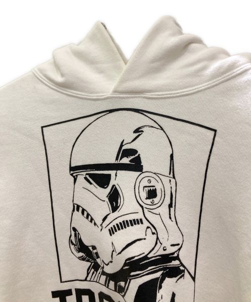 LOOPWHEELER（ループウィラー）LOOPWHEELER (ループウィラー) STAR WARS (スターウォーズ) NEXUSVII (ネクサスセブン) プリントパーカー ホワイト サイズ:Mの古着・服飾アイテム