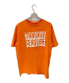 HERON PRESTON（ヘロンプレストン）の古着「プリントTシャツ」｜オレンジ