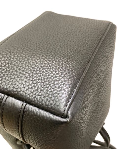 VASIC（ヴァジック）VASIC (ヴァジック) 巾着ショルダーバッグ ブラックの古着・服飾アイテム