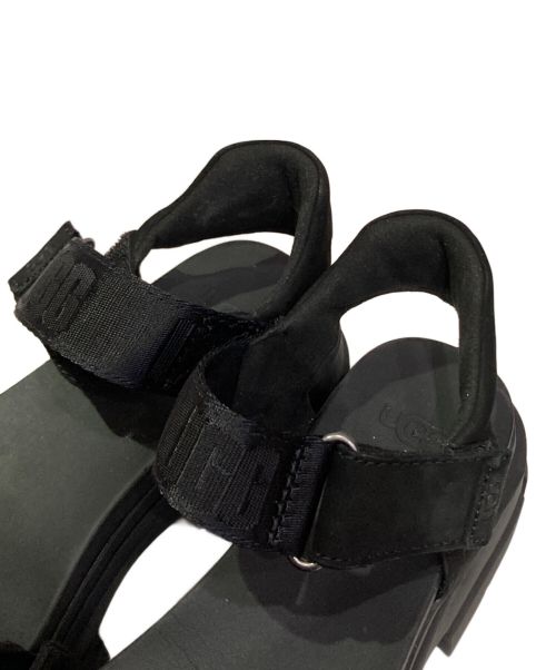 UGG（アグ）UGG (アグ) Snidel (スナイデル) 厚底サンダル ブラック サイズ:24cmの古着・服飾アイテム