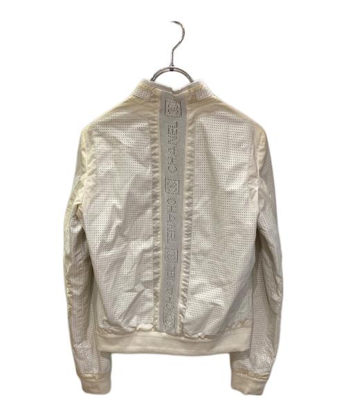 CHANEL（シャネル）CHANEL (シャネル) メッシュレザージャケット ホワイト サイズ:36の古着・服飾アイテム