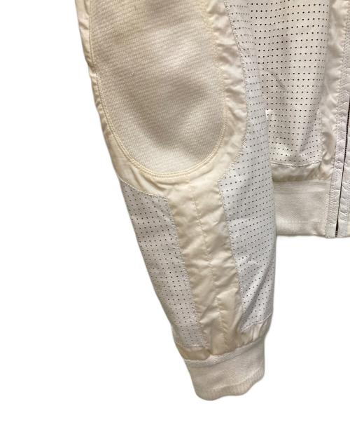 CHANEL（シャネル）CHANEL (シャネル) メッシュレザージャケット ホワイト サイズ:36の古着・服飾アイテム