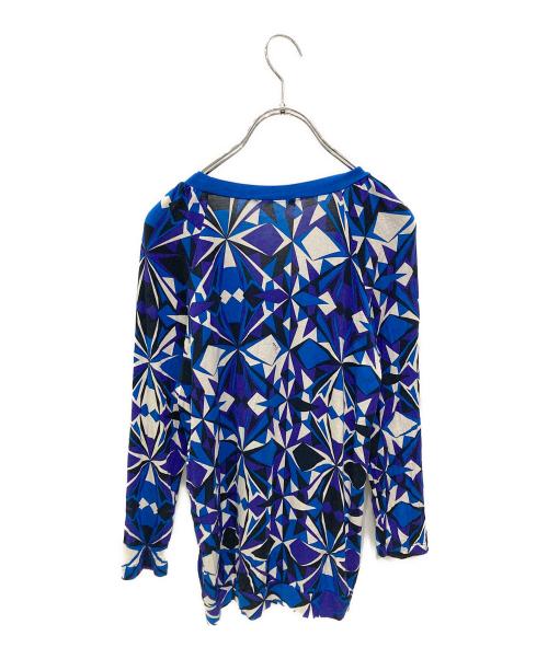Emilio Pucci（エミリオ プッチ）Emilio Pucci (エミリオ プッチ) 長袖カットソー ブルー サイズ:Mの古着・服飾アイテム