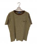 BoTTボット）の古着「ボーダーTシャツ」｜ブラウン