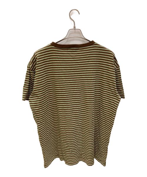BoTT（ボット）BoTT (ボット) ボーダーTシャツ ブラウン サイズ:XXLの古着・服飾アイテム