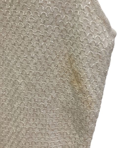 CHANEL（シャネル）CHANEL (シャネル) ノースリーブカットソー ホワイト サイズ:40の古着・服飾アイテム