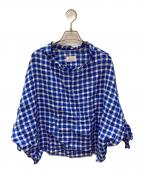 GALLEGO DESPORTESギャレゴデスポート）の古着「リネンブラウス」｜ブルー