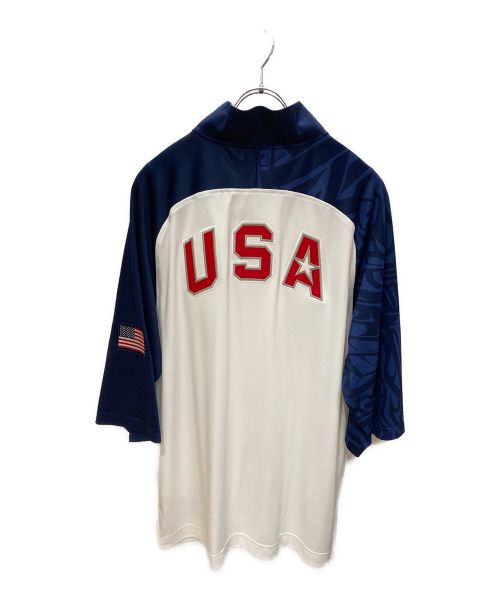 MITCHELL & NESS（ミッチェルアンドネス）MITCHELL & NESS (ミッチェルアンドネス) ゲームシャツ ホワイト サイズ:44 未使用品の古着・服飾アイテム