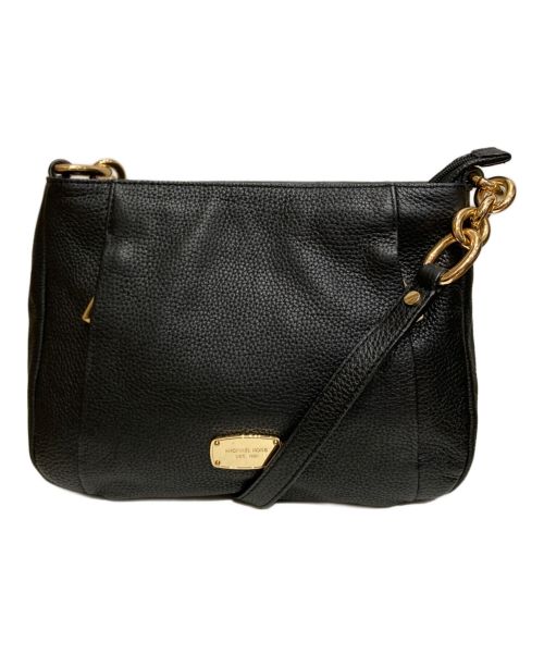 MICHAEL KORS（マイケル・コース）MICHAEL KORS (マイケルコース) ショルダーバッグ ブラックの古着・服飾アイテム