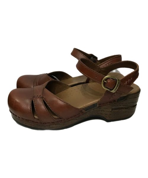 dansko（ダンスコ）dansko (ダンスコ) サボサンダル ブラウン サイズ:37の古着・服飾アイテム