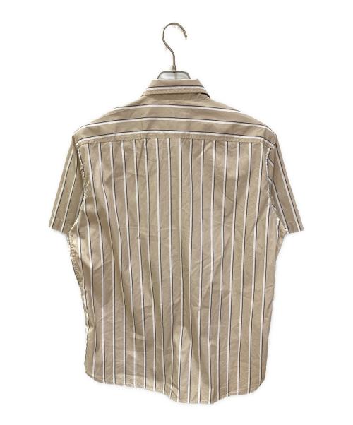 BLACK LABEL CRESTBRIDGE（ブラックレーベル クレストブリッジ）BLACK LABEL CRESTBRIDGE (ブラックレーベル クレストブリッジ) 半袖シャツ ベージュ サイズ:Mの古着・服飾アイテム