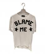 DIESEL Black Goldディーゼル ブラック ゴールド）の古着「プリントTシャツ」｜ホワイト