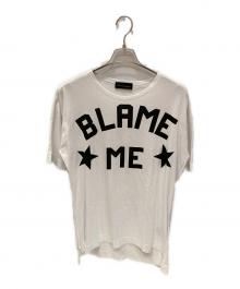 DIESEL Black Gold（ディーゼル ブラック ゴールド）の古着「プリントTシャツ」｜ホワイト